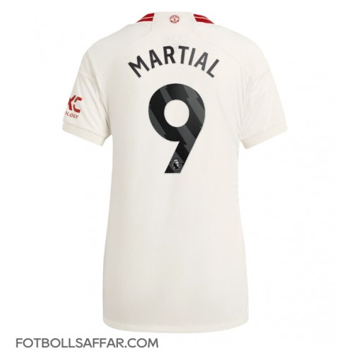 Manchester United Anthony Martial #9 Tredjeställ Dam 2023-24 Kortärmad